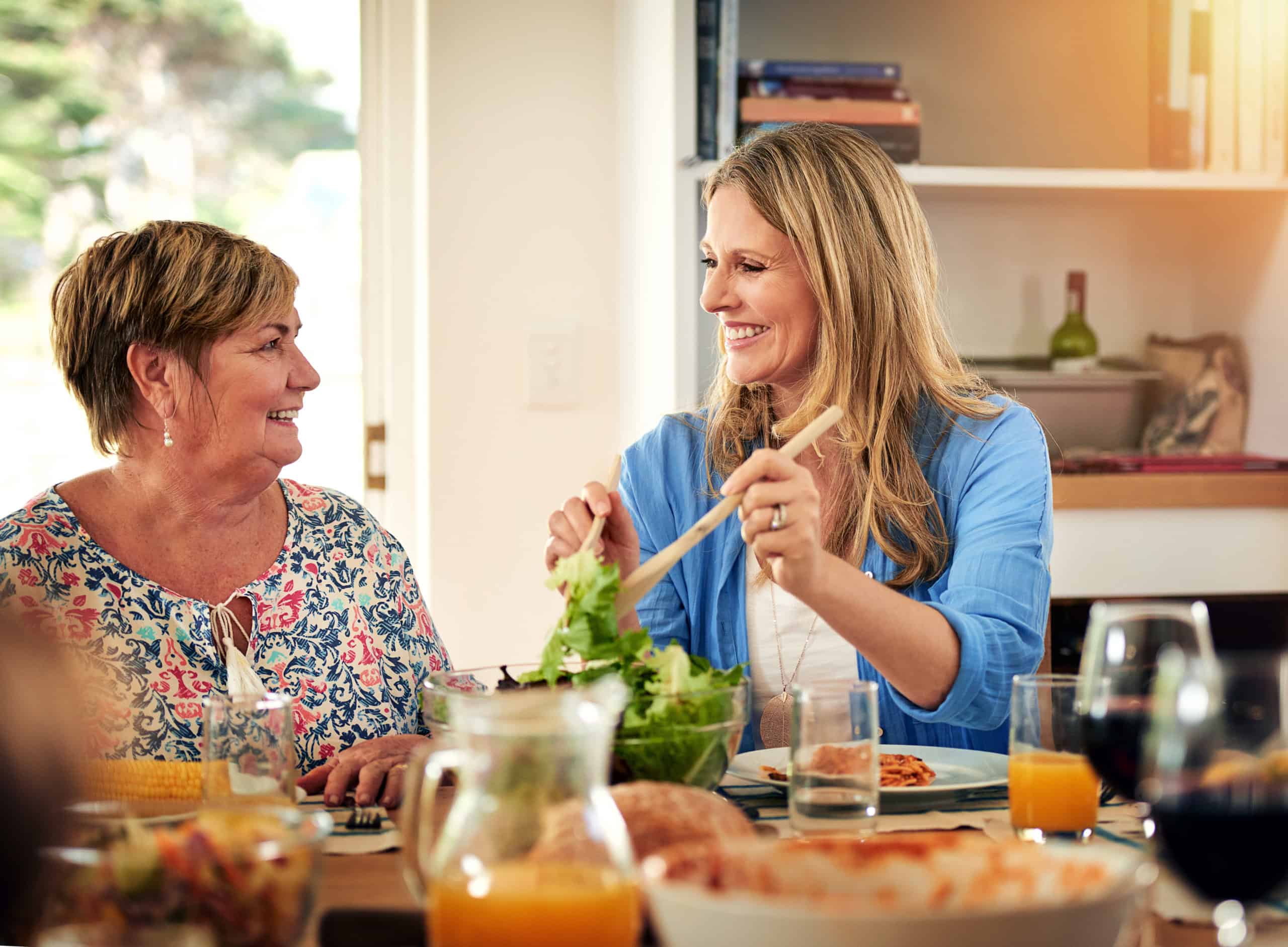 Delicious food made just the way you taught me, Mom.